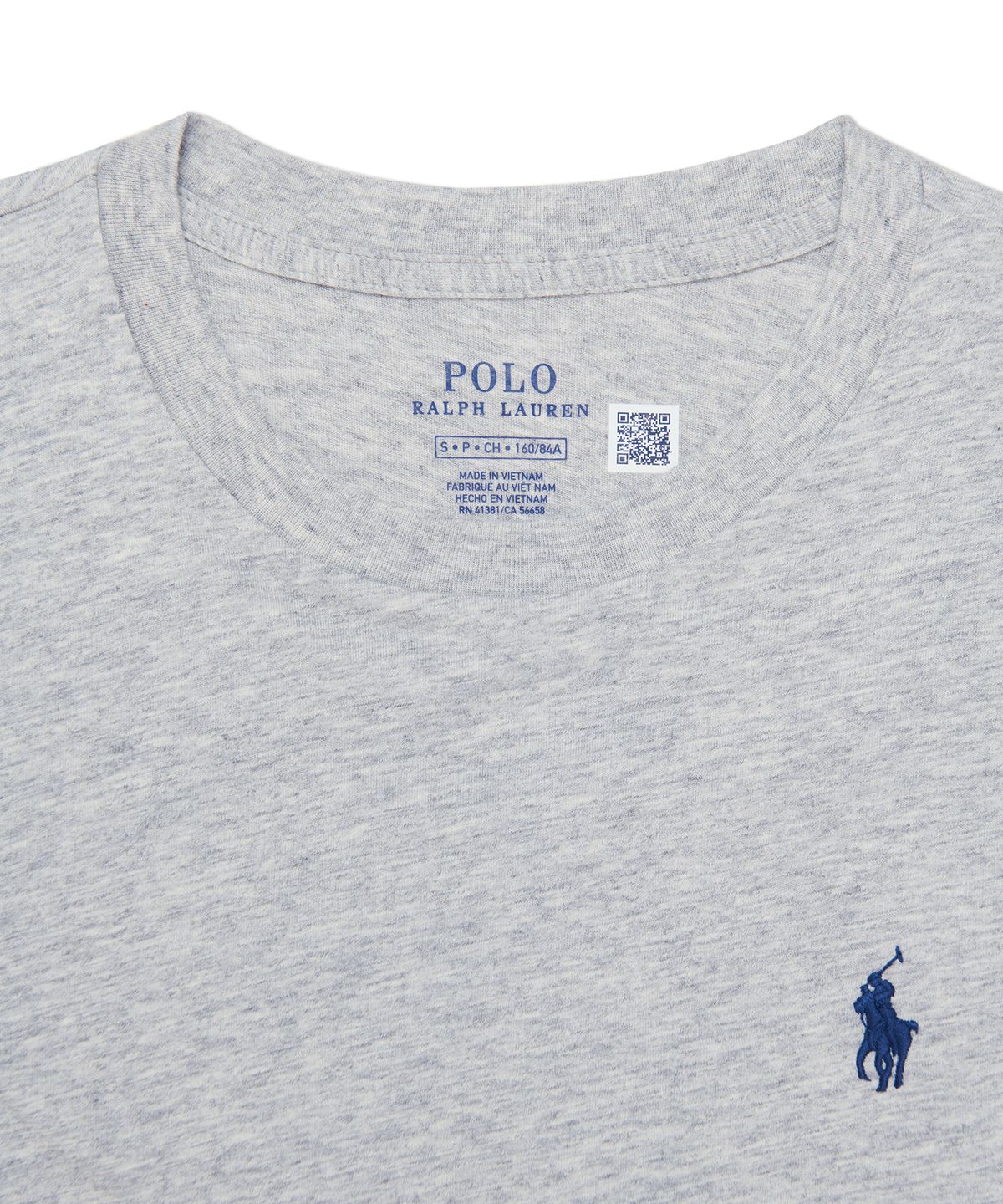 폴로 랄프 로렌(POLO RALPH LAUREN) W 코튼 저지 롱 슬리브 티 - 그레이