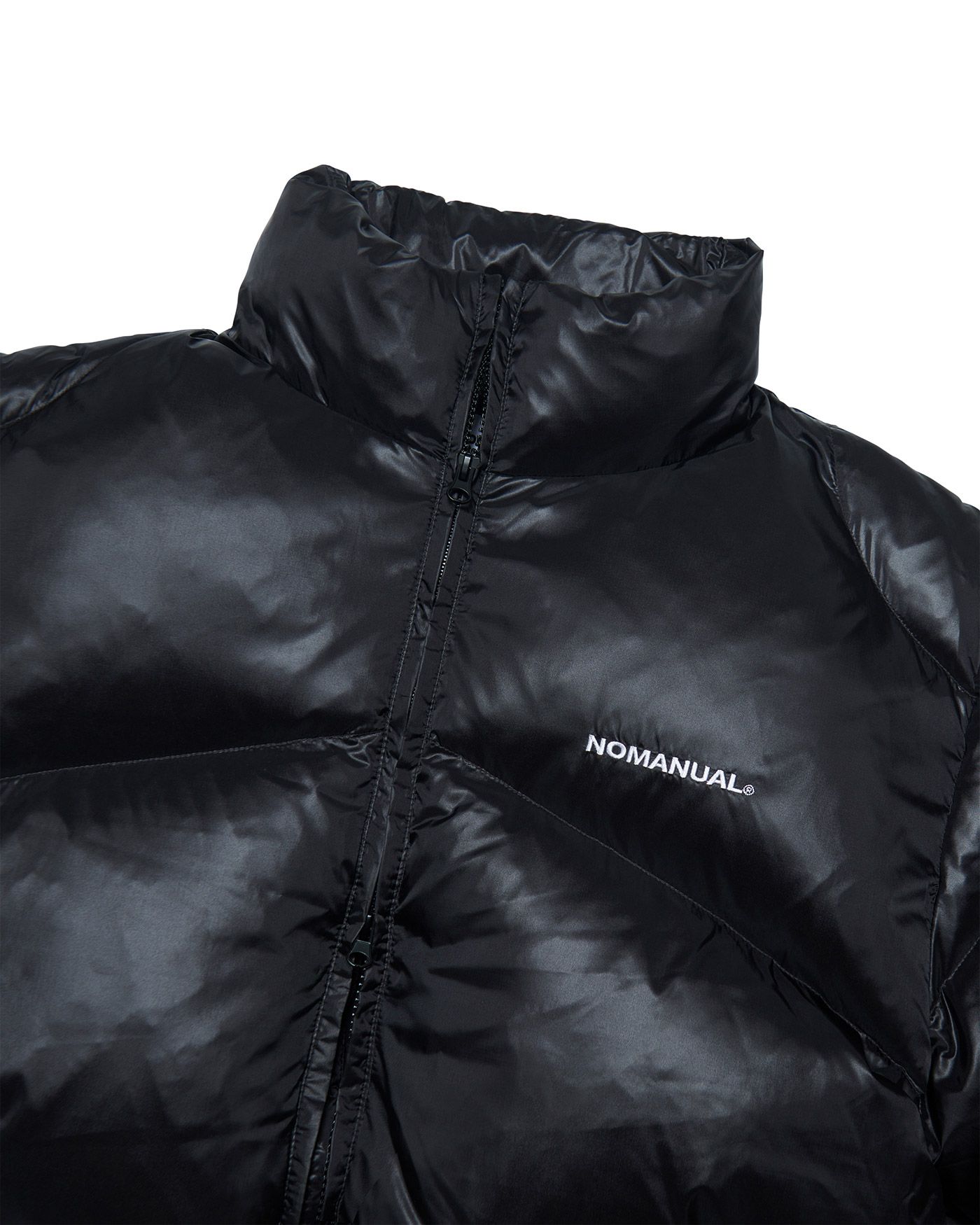 MUSINSA | NOMANUAL (23FW)SKADI DUCK DOWN - GLOSSY BLACK