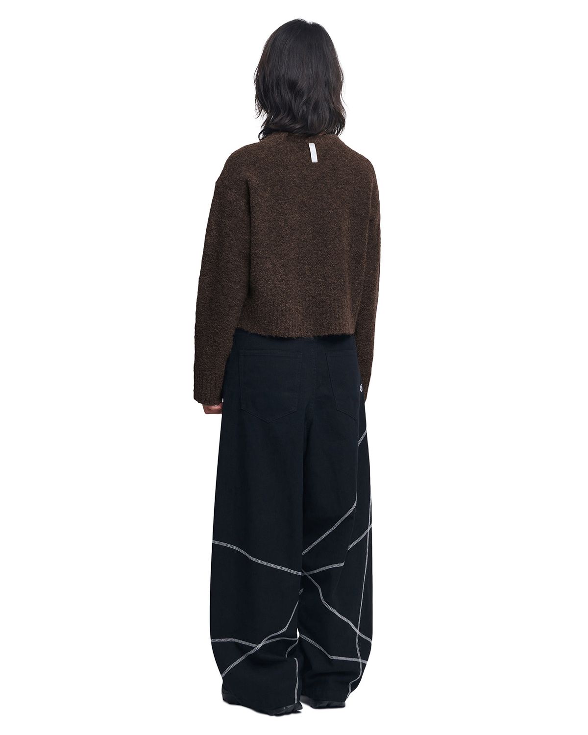 노매뉴얼(NOMANUAL) S.L WIDE PANTS - BLACK