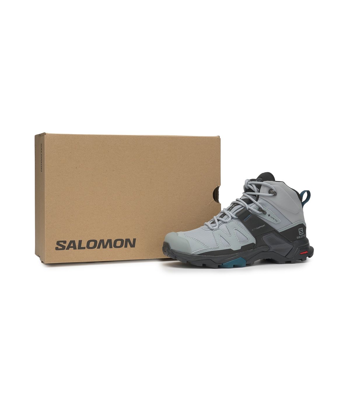살로몬(SALOMON) X 울트라 4 미드 GTX W - 쿼리:블랙:레지온 블루 / L41624900