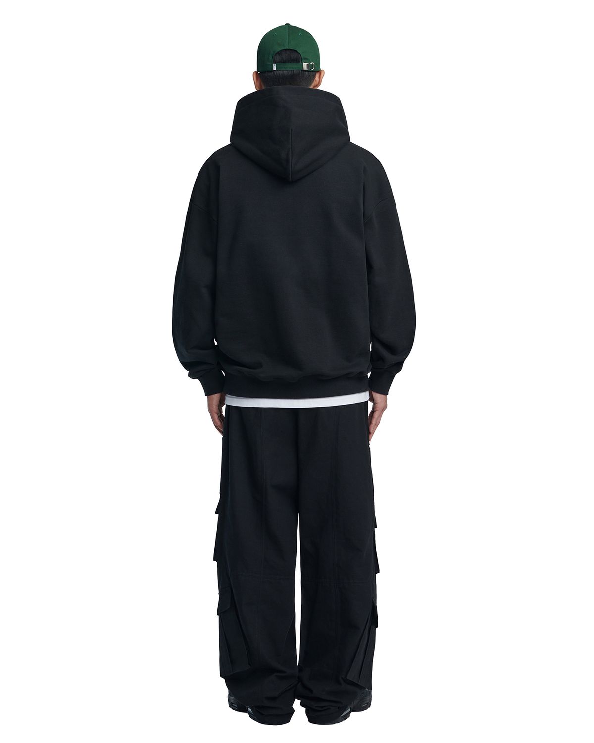 노매뉴얼(NOMANUAL) MRI HOODIE - BLACK