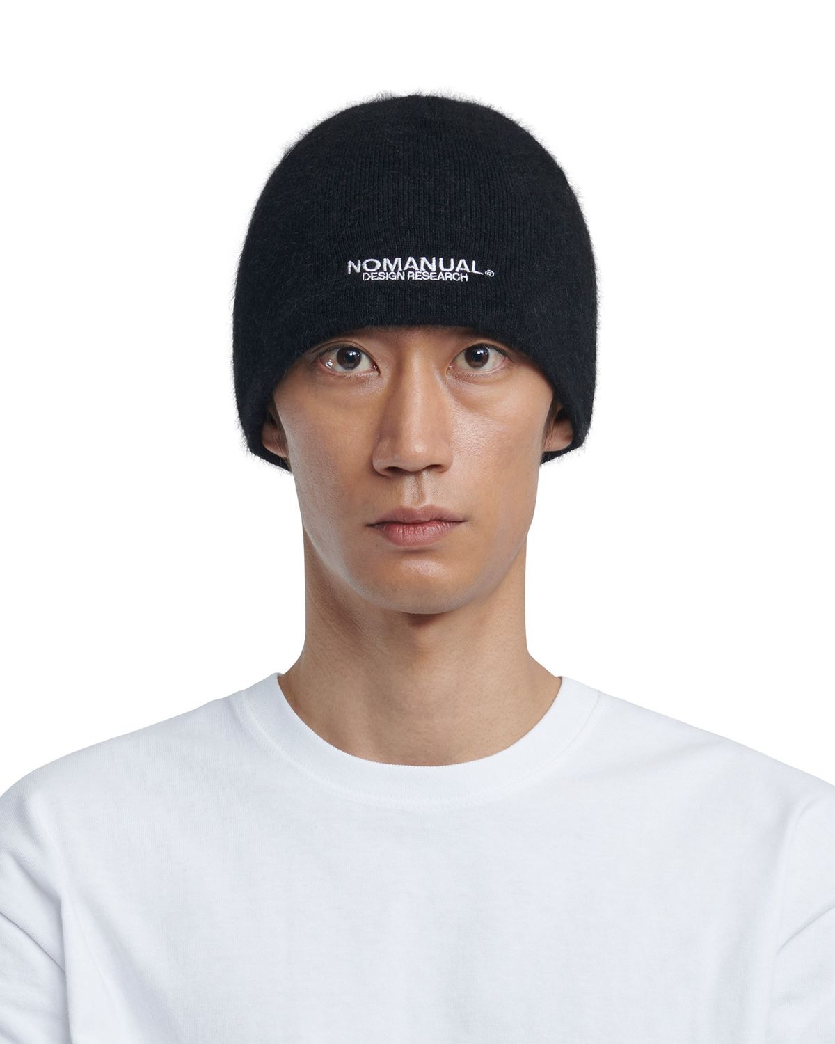 노매뉴얼(NOMANUAL) NM HAIRY BEANIE - BLACK