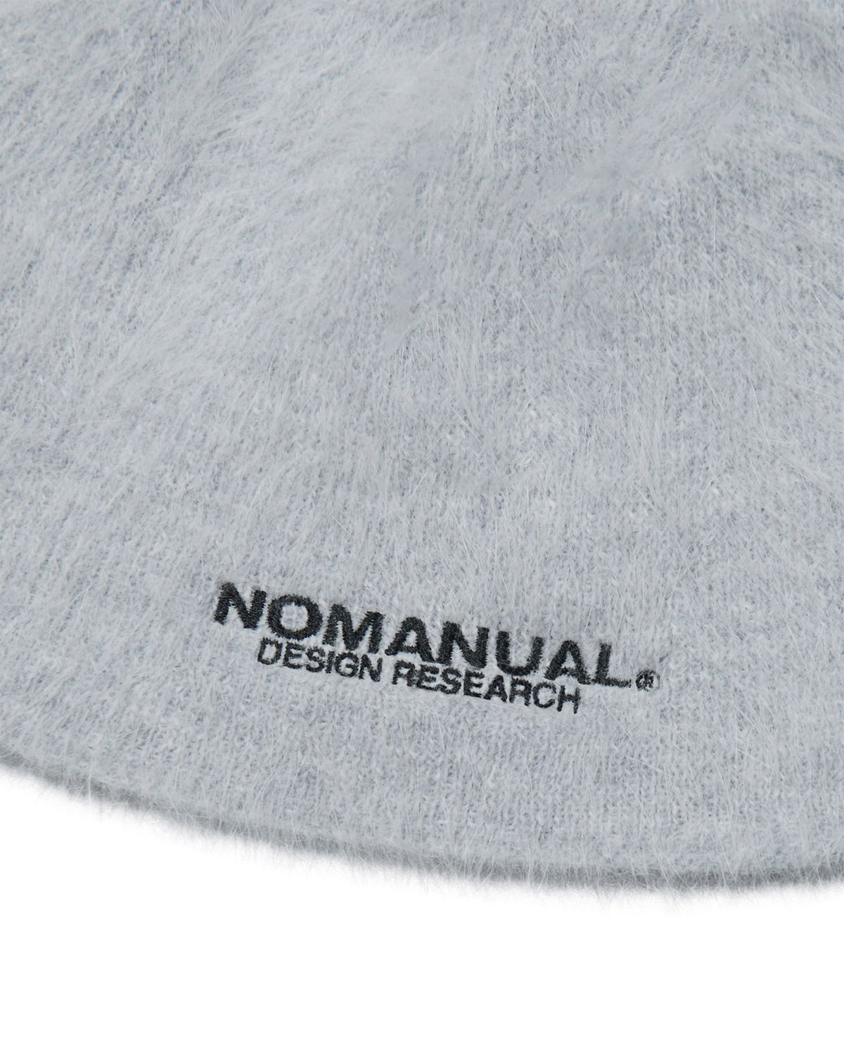 노매뉴얼(NOMANUAL) NM HAIRY BEANIE - LIGHT GRAY