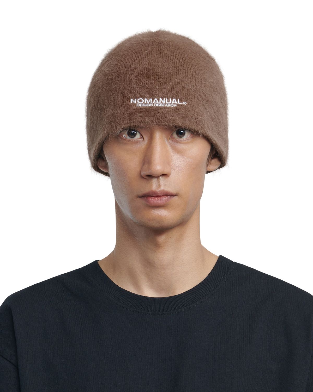 노매뉴얼(NOMANUAL) NM HAIRY BEANIE - BEIGE