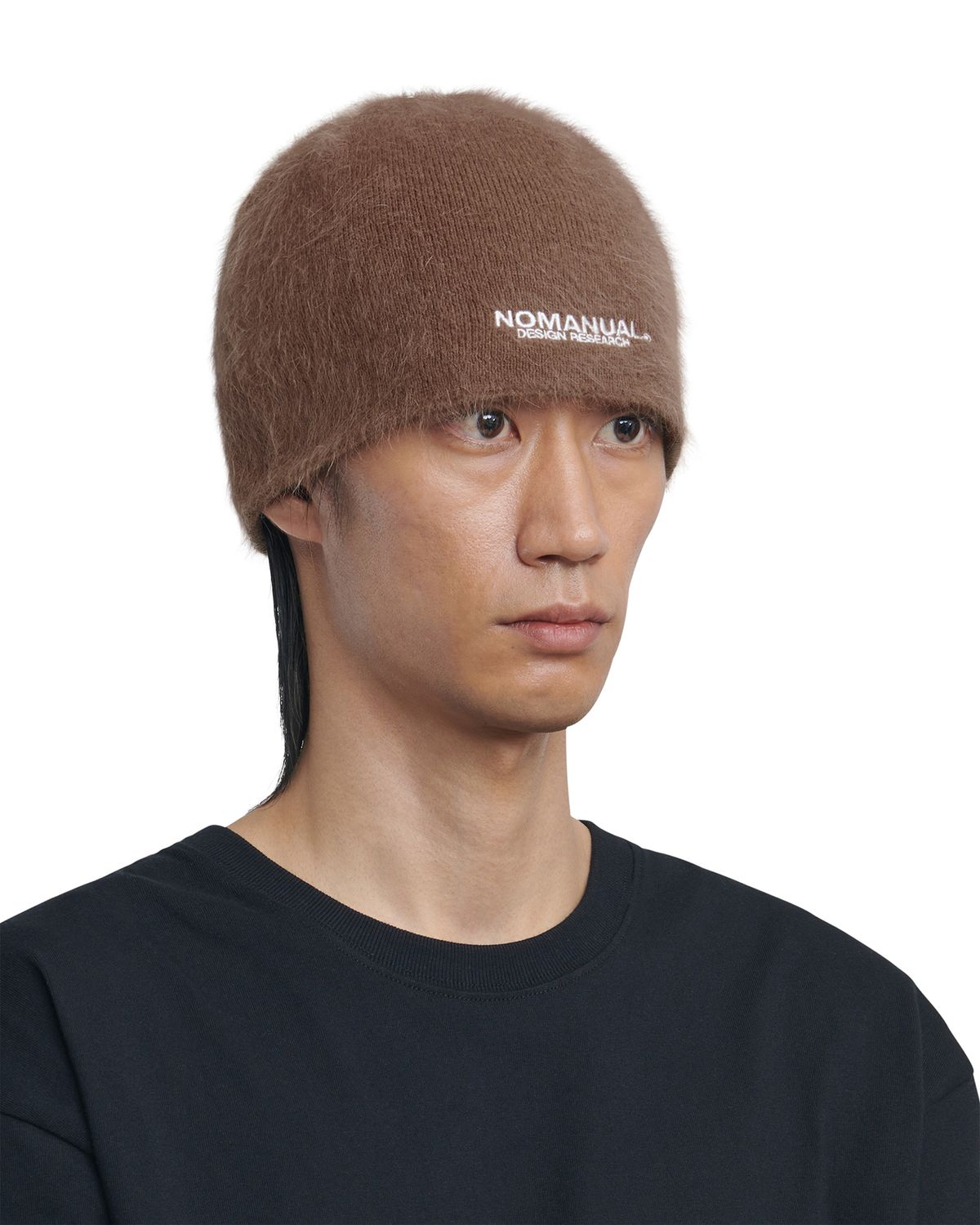 노매뉴얼(NOMANUAL) NM HAIRY BEANIE - BEIGE