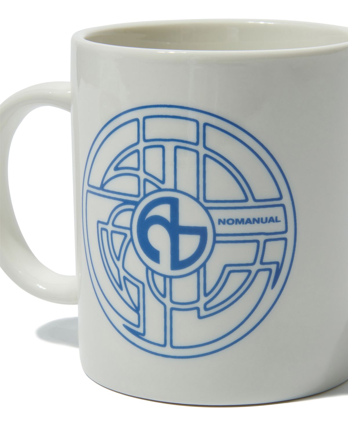 노매뉴얼(NOMANUAL) GRAPHIC DISH & MUG CUP SET - WHITE