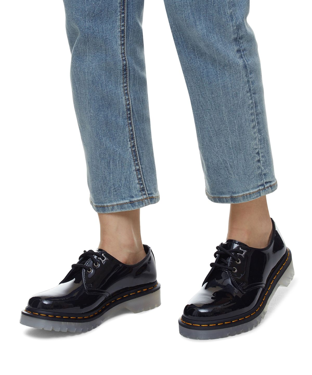 닥터마틴(DR.MARTENS) 1461 아이스드 페이턴트 램퍼 블랙 / 27814001