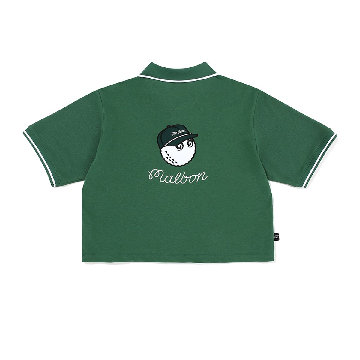 말본 골프(MALBON GOLF) Buckets 크롭 폴로 티셔츠 GREEN (WOMAN)