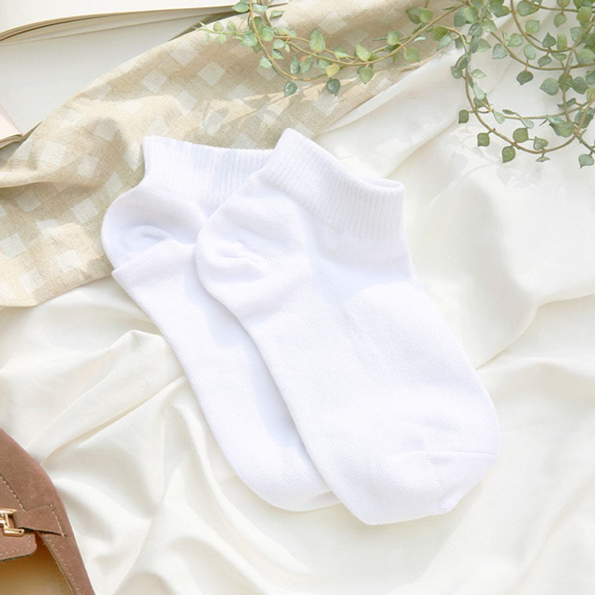 삭스에이(SOCKSA) [7PACK] 시그니처168N 무지 쿼터 밴드 앵클삭스 발목양말