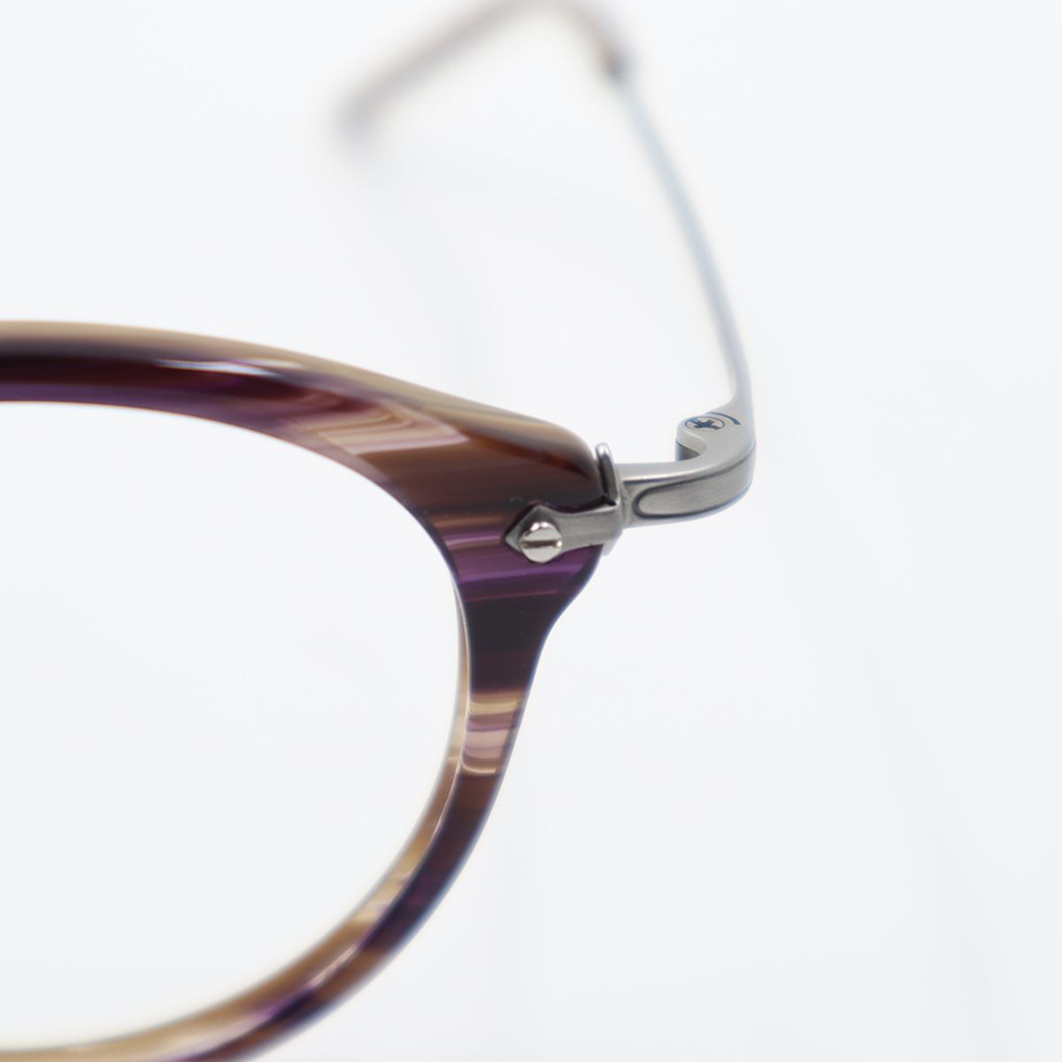 알로아이웨어(ALO EYEWEAR) [ALO:CTZEN] 베네치아 클래식 콤비 안경테 CI9712B 0711G 퍼플베이지/실버
