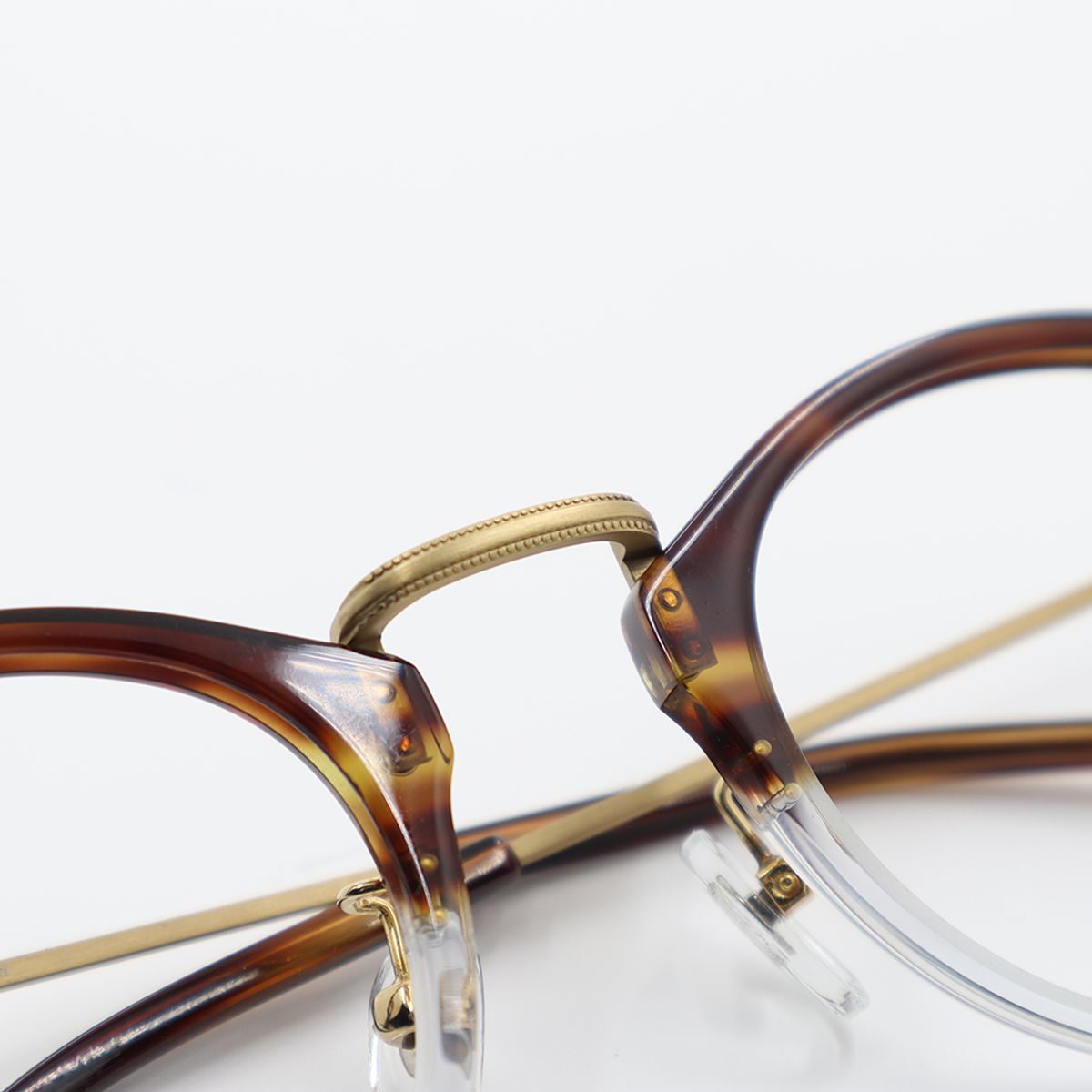 알로아이웨어(ALO EYEWEAR) [ALO:CTZEN] 베네치아 클래식 콤비 안경테 CI9712B 1814G 투톤 브라운 투명/골드