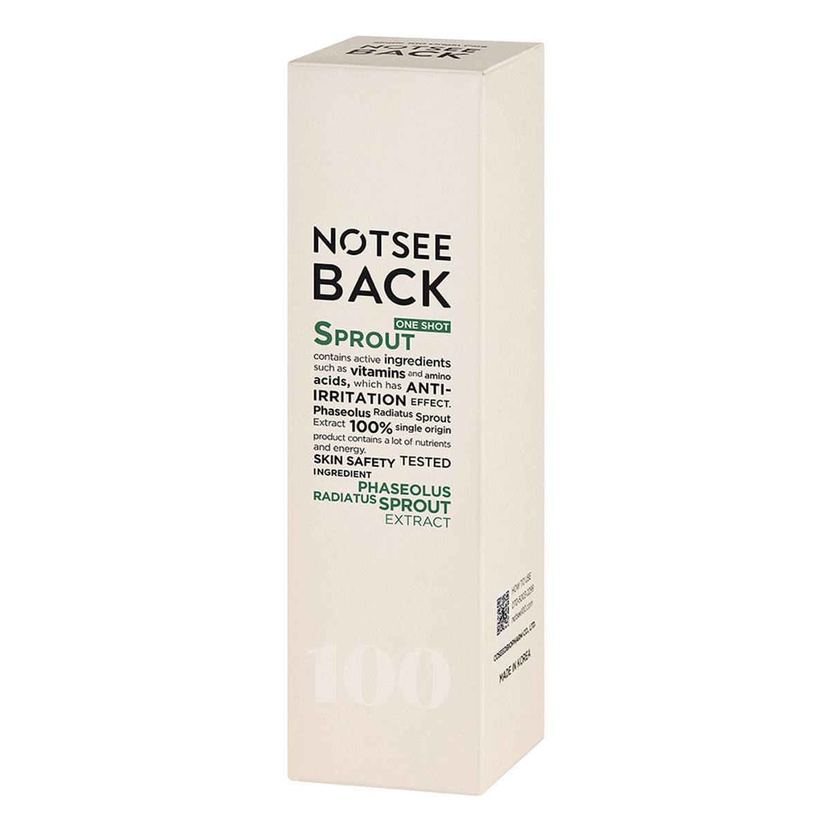 낫씨백(NOTSEEBACK) 원 샷 녹두싹 토너 250ml