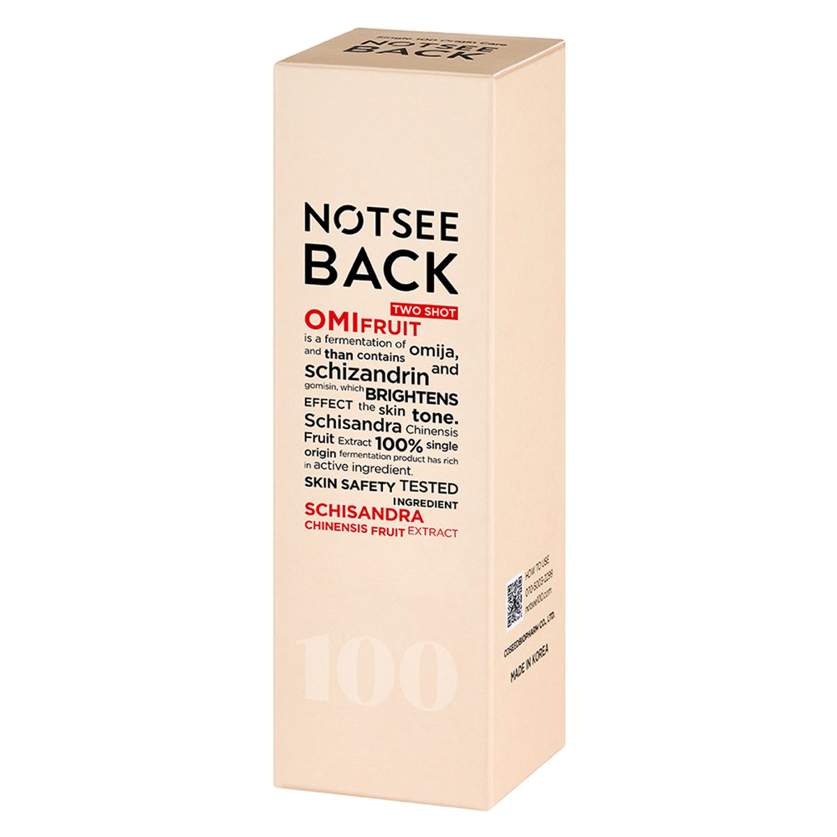 낫씨백(NOTSEEBACK) 투 샷 오미자 토너 200ml