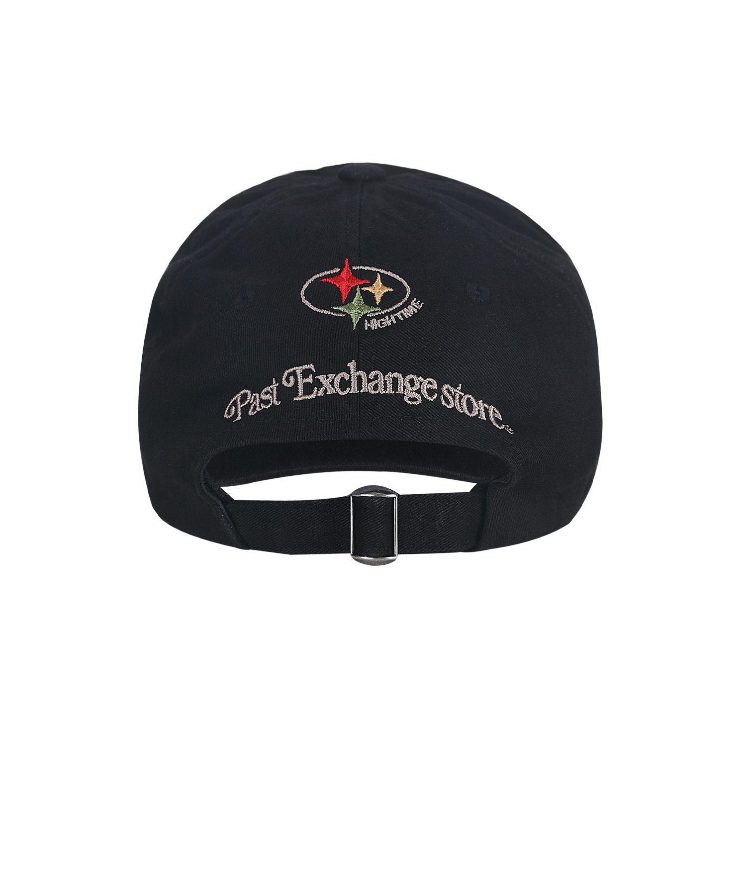 MUSINSA公式 | GRAM OUNCE POUND TYPO OVERLAPPED 6-PANEL CAP_BLACK