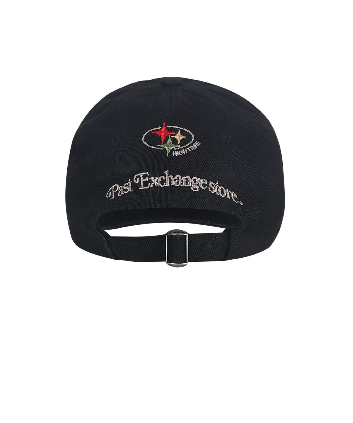 그램 아운스 파운드(GRAM OUNCE POUND) Typo Overlapped 6-Panel Cap_Washed Black