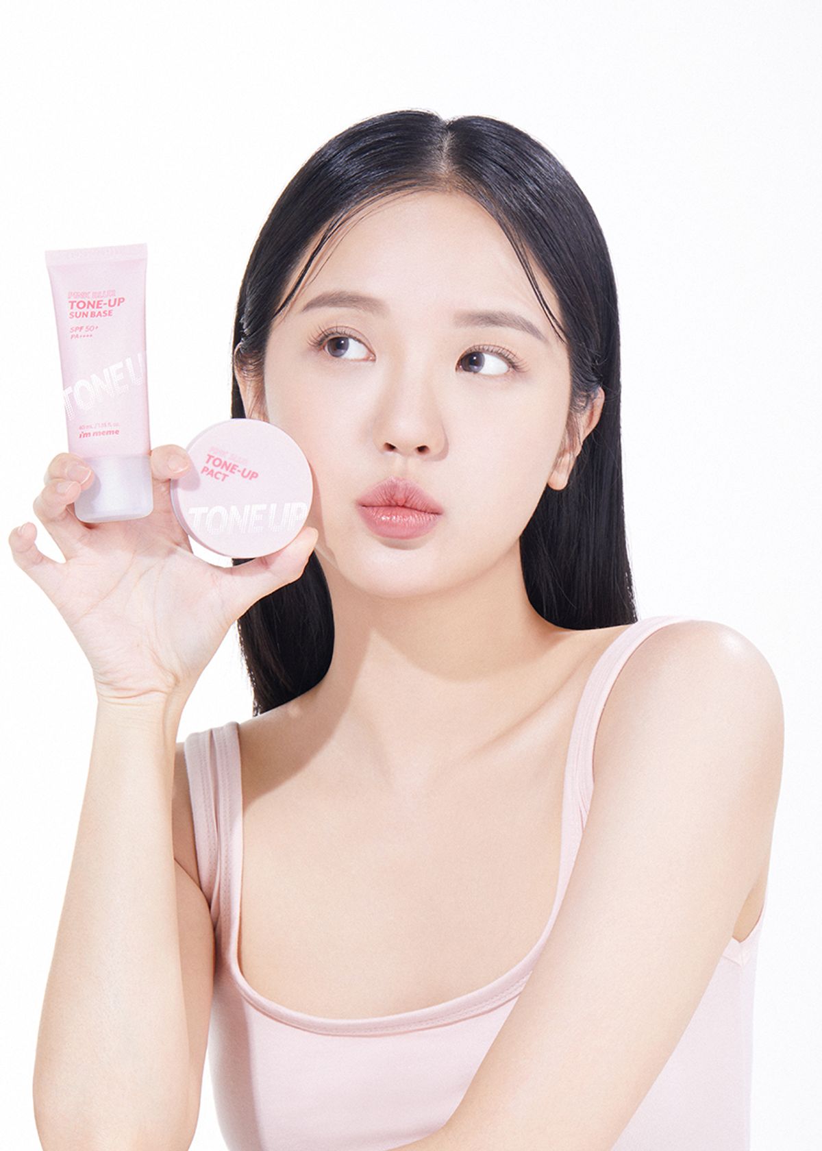 아임미미(I'M MEME) 핑크 블러 톤업 팩트