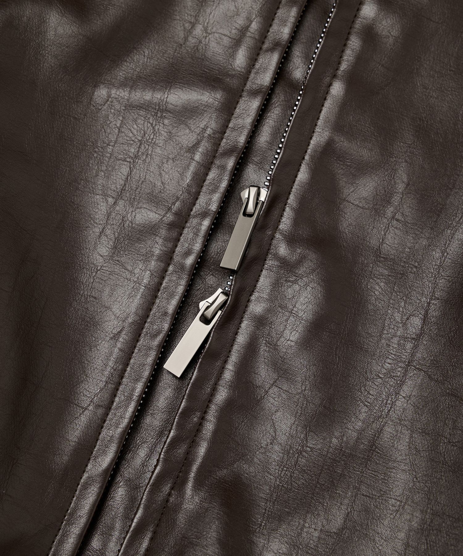 MUSINSA | LEMARD Overfit Incision Pocket Vegan Leather