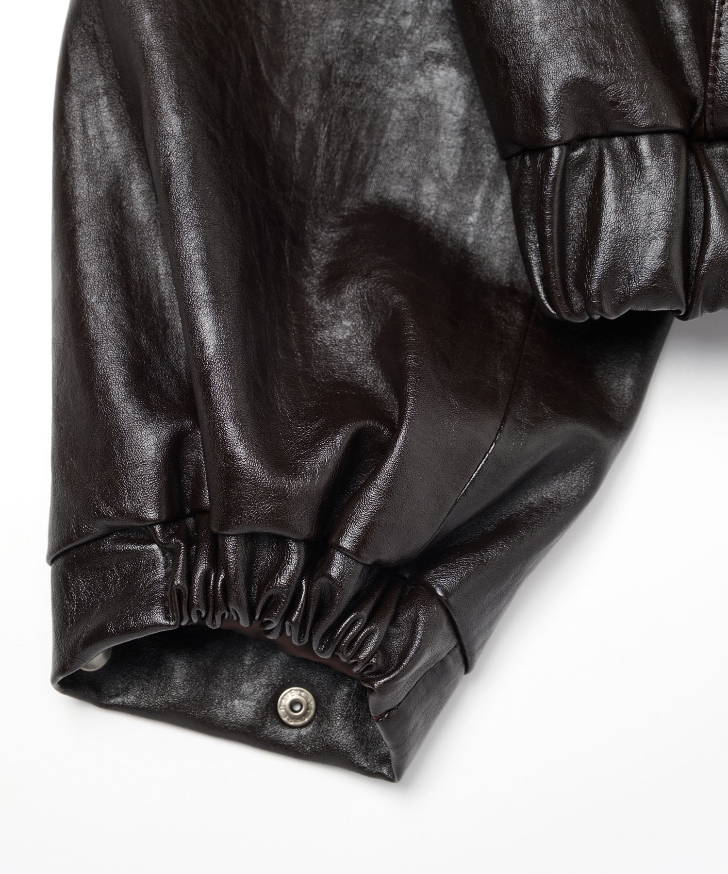 MUSINSA | LEMARD Overfit Incision Pocket Vegan Leather