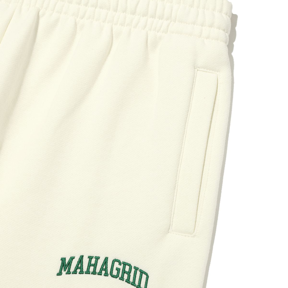 마하그리드(MAHAGRID) VARSITY SWEAT PANT CREAM(MG2CSMPA00A)