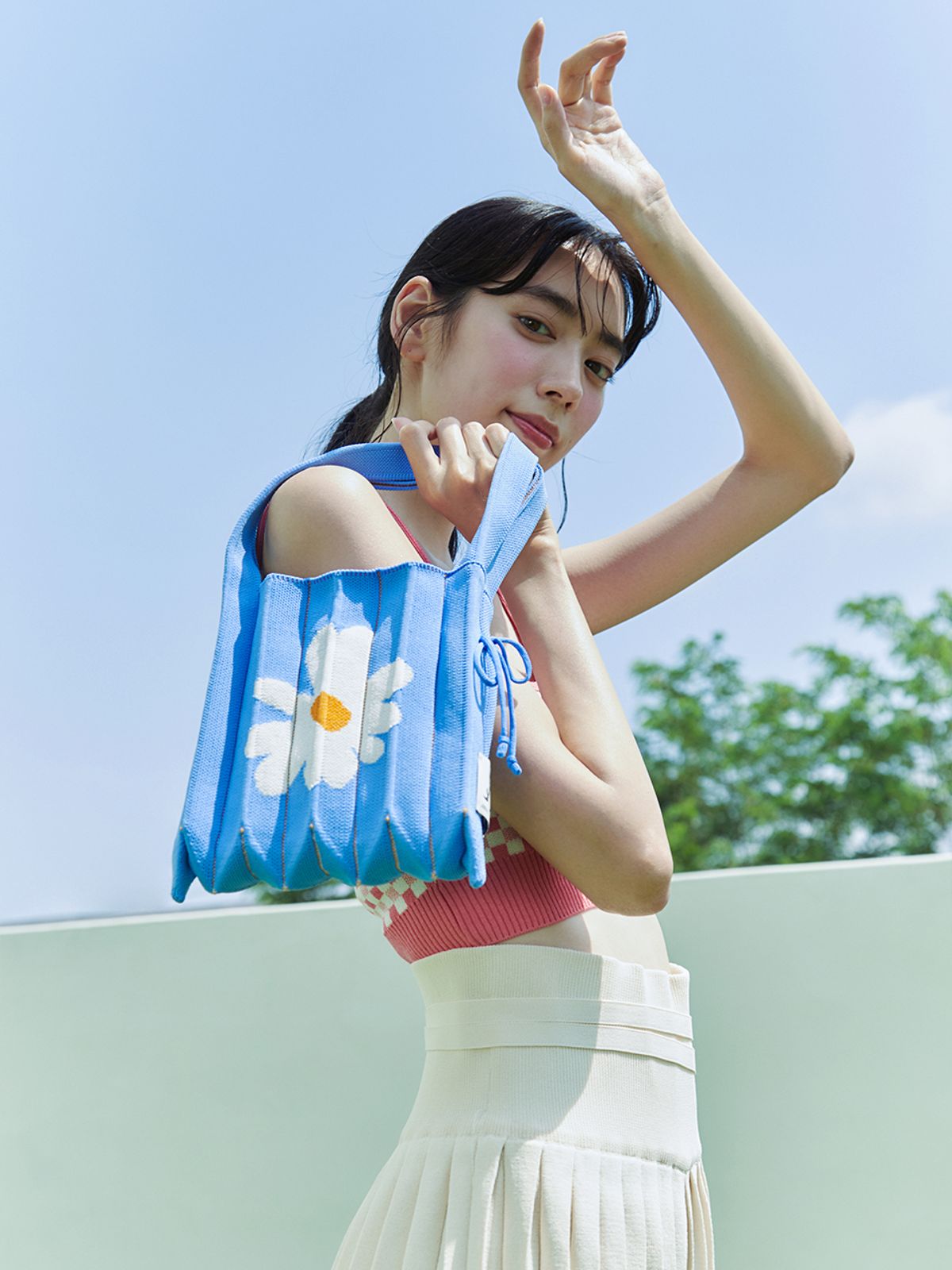 조셉앤스테이시(JOSEPH&STACEY) Lucky Pleats Knit S Daisy (ALL)