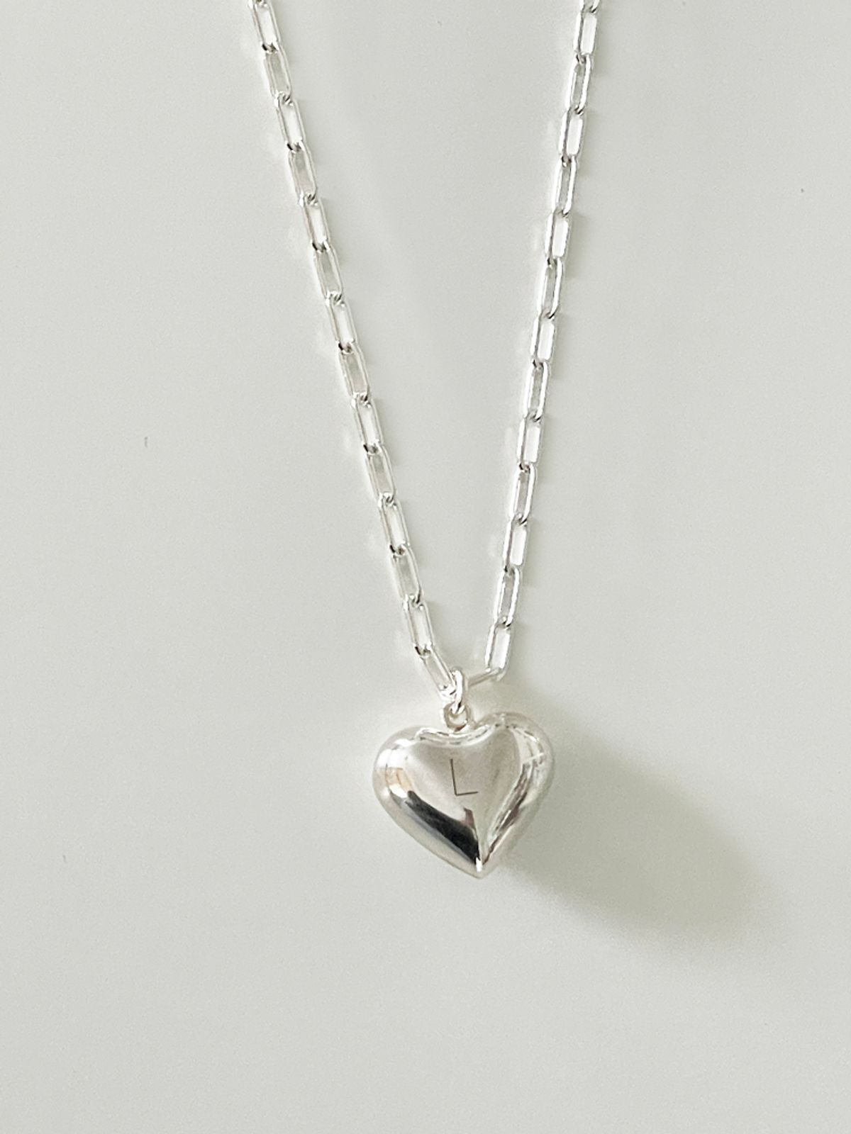 엘리오나(ELYONA) Silver Heart Necklace