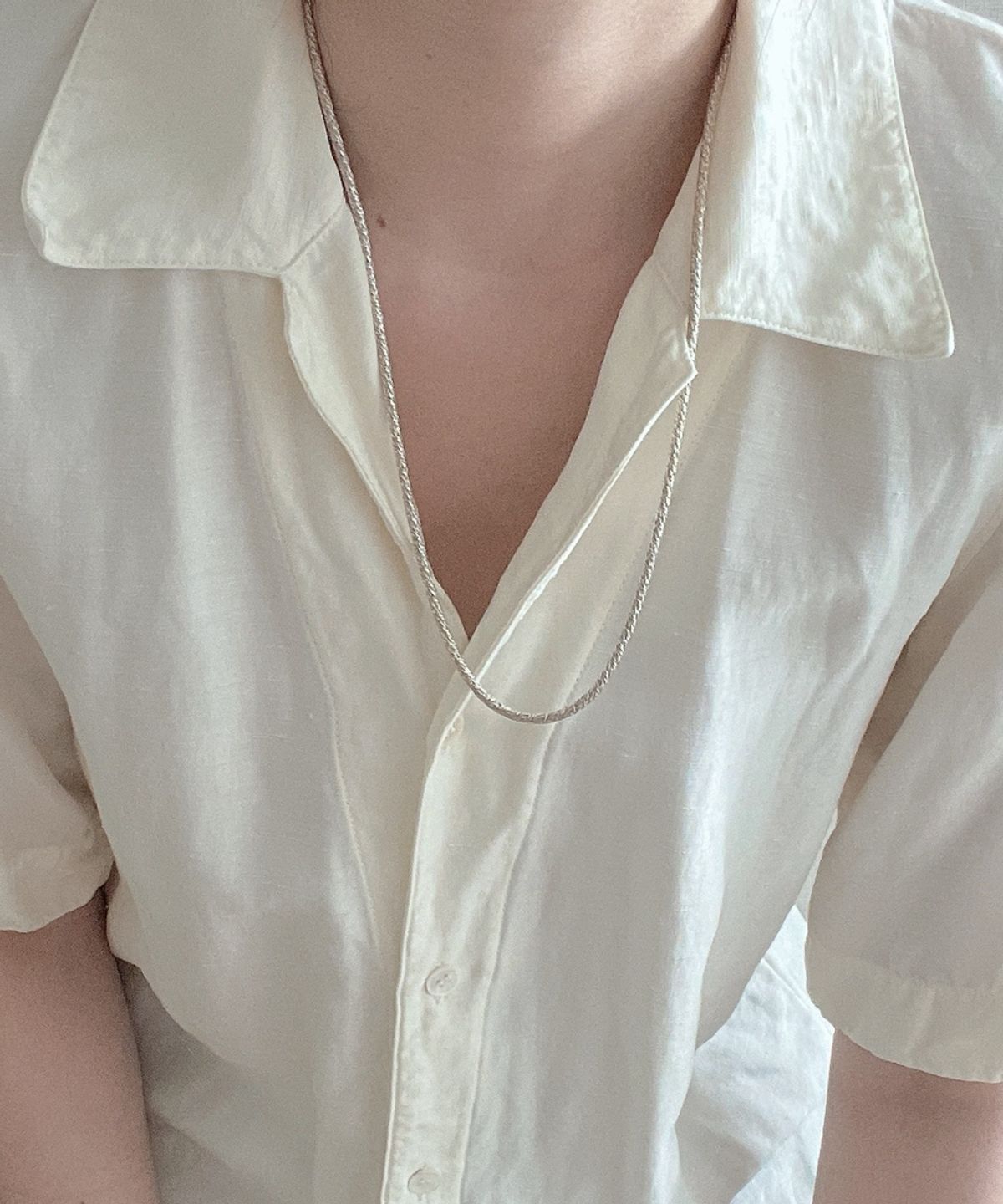 엘리오나(ELYONA) Braid Chain Necklace