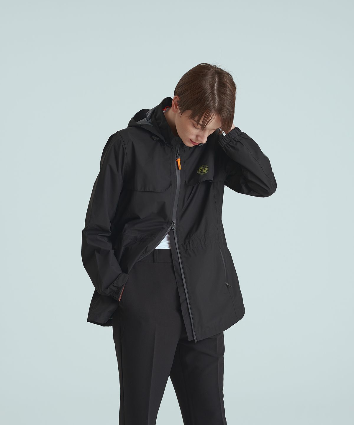 코너그린(CORNER GREEN) 버디 우먼 골프 레인자켓 [블랙] WGJ2BLK
