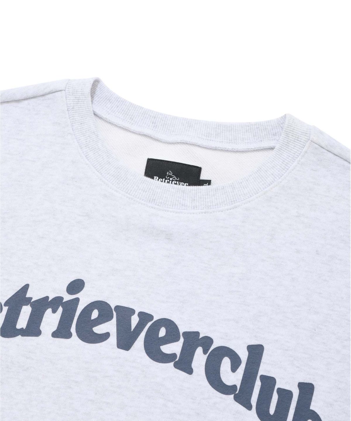리트리버클럽(RETRIEVER CLUB) RUNNING RETRIEVER CREWNECK [MELANGE GRAY]