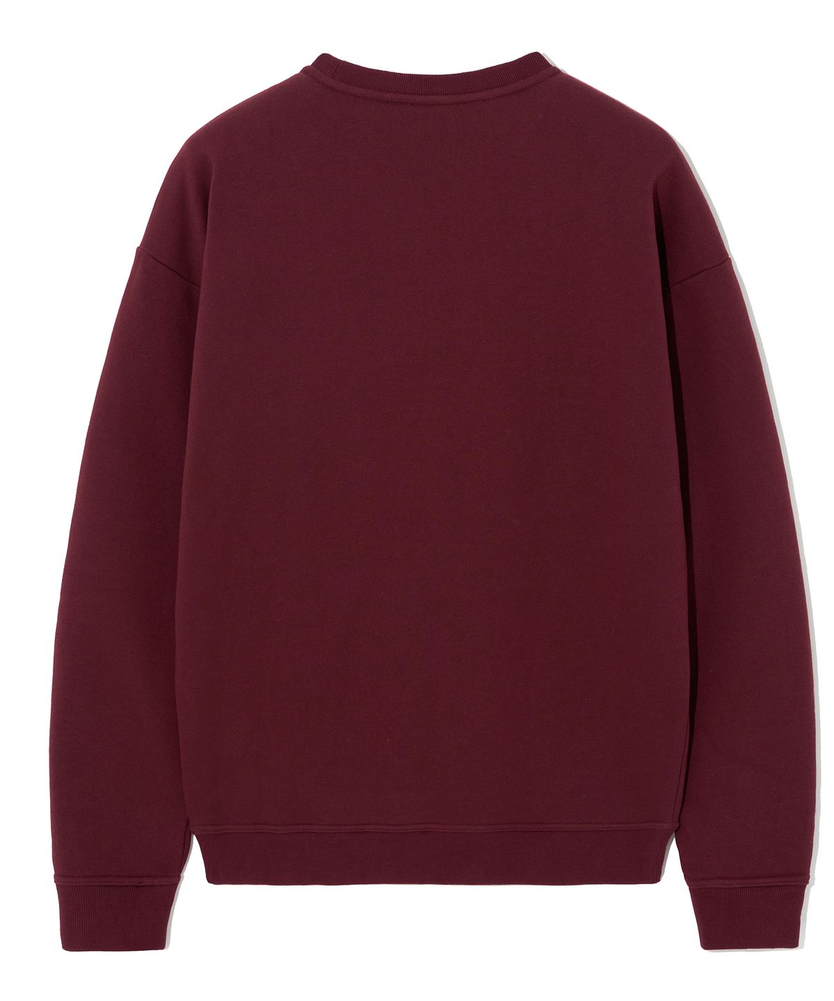 잇터(ITER) [FACE LINE] FEEL SO FREE CREWNECK SWEATSHIRTS_BURGUNDY