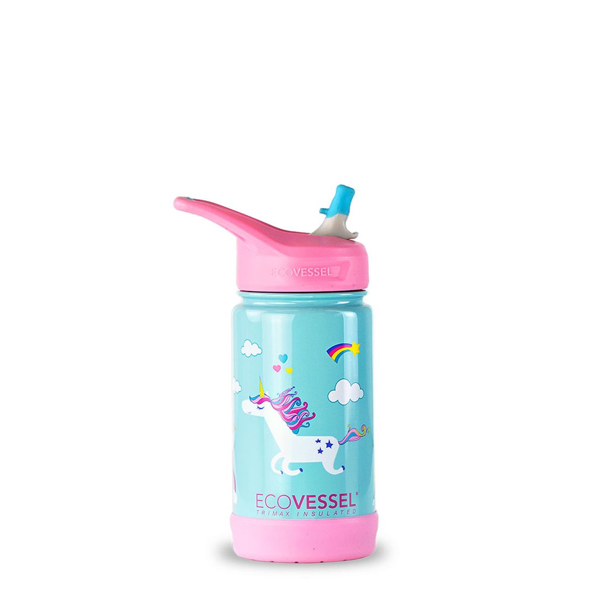 에코베슬(ECOVESSEL) 프로스트 12온스 키즈 빨대 텀블러 355ml 어린이 보온병