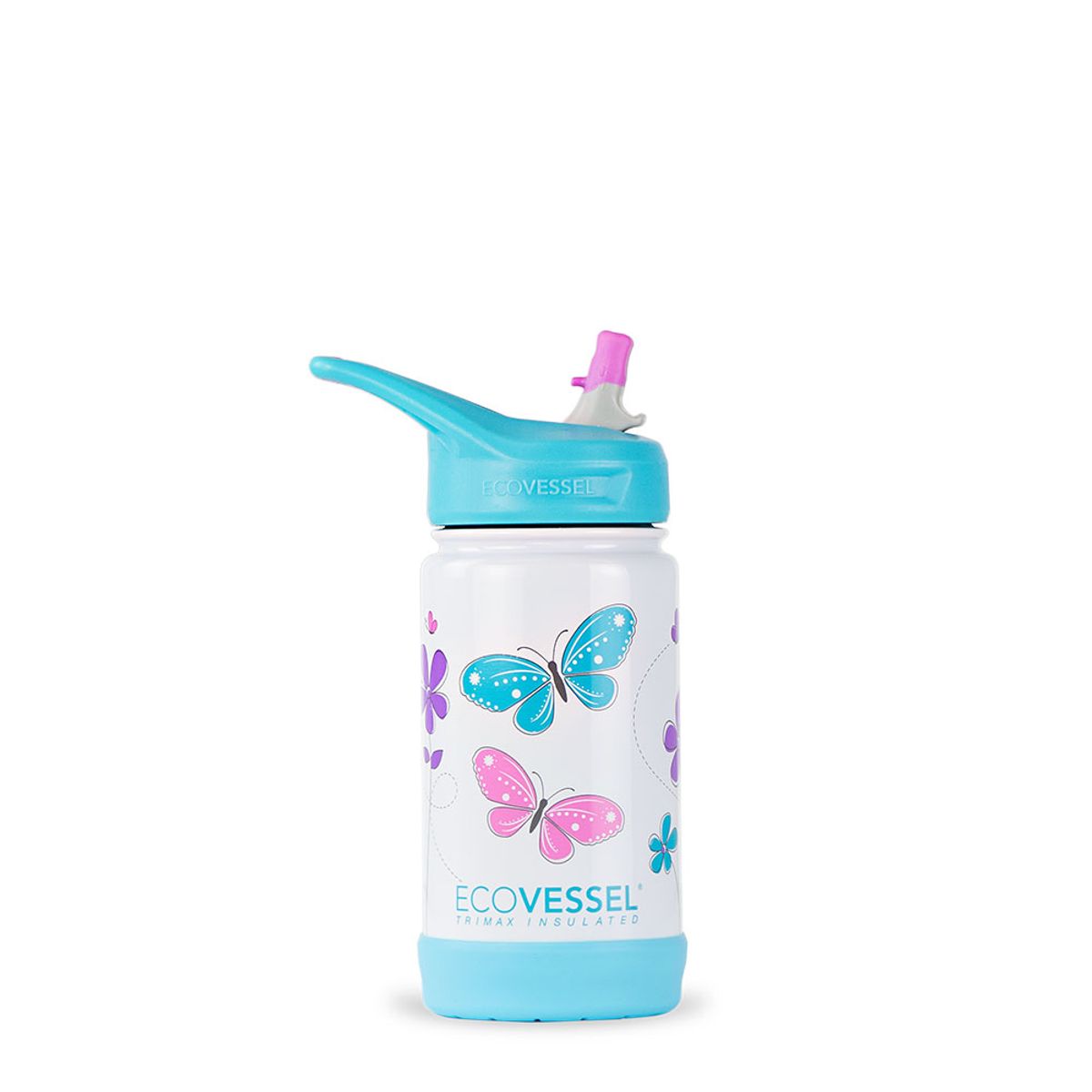 에코베슬(ECOVESSEL) 프로스트 12온스 키즈 빨대 텀블러 355ml 어린이 보온병