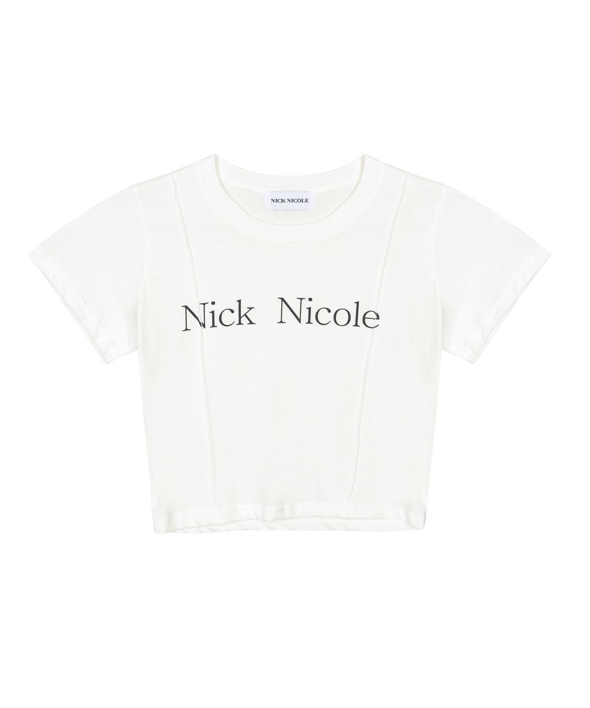 닉앤니콜(NICK&NICOLE) NICOLE PINTUCK CROP TEE_6 COLOR