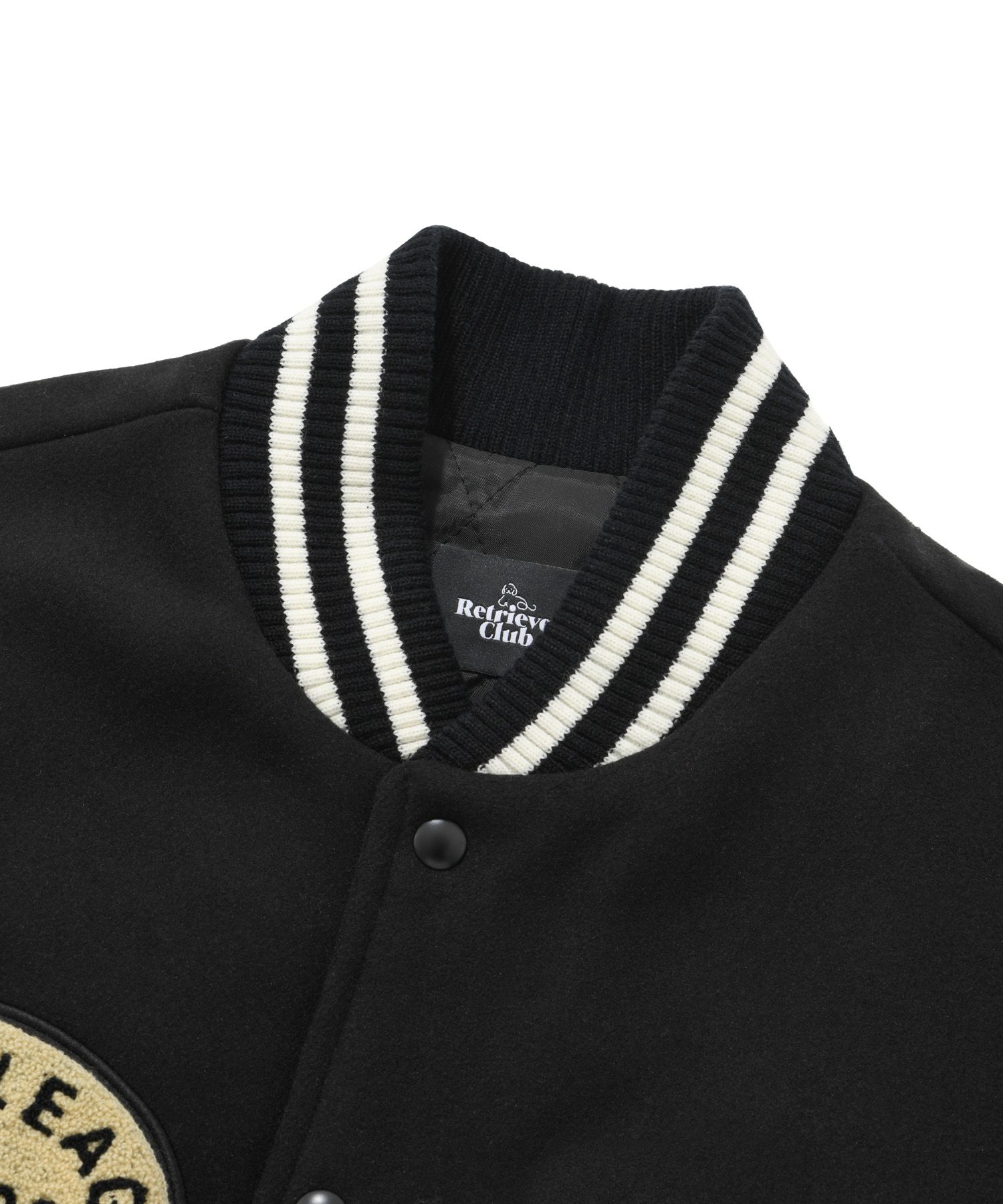 スタジャン RETRIEVER CLUB BIG R LOGO PATCH STADIUM JACKET XK229 MUSINSA公式 | RETRIEVER CLUB BIG R LOGO PATCH STADIUM JACKET
