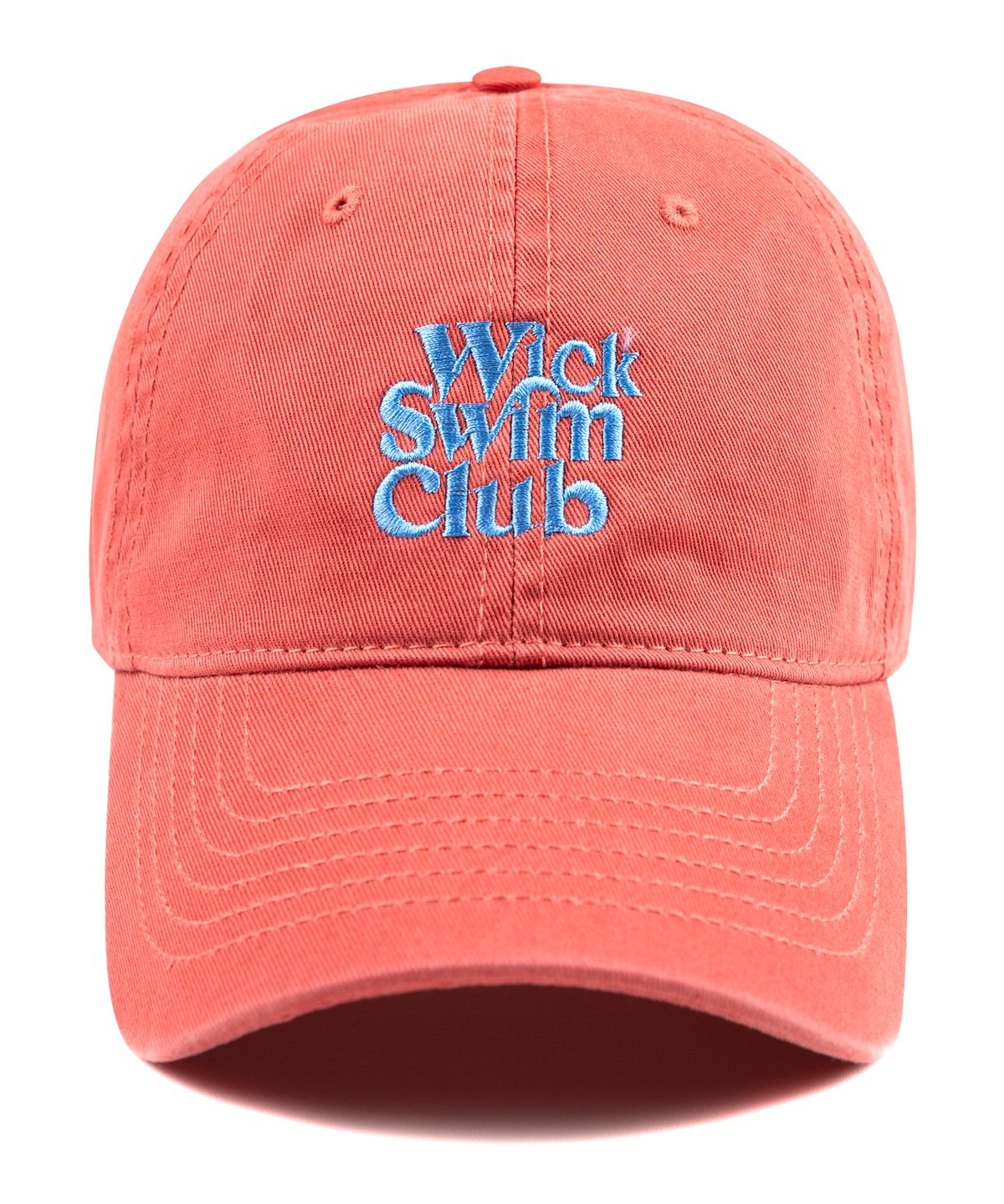 윅(WICK) SWIMCLUB 워싱 볼캡-핑크