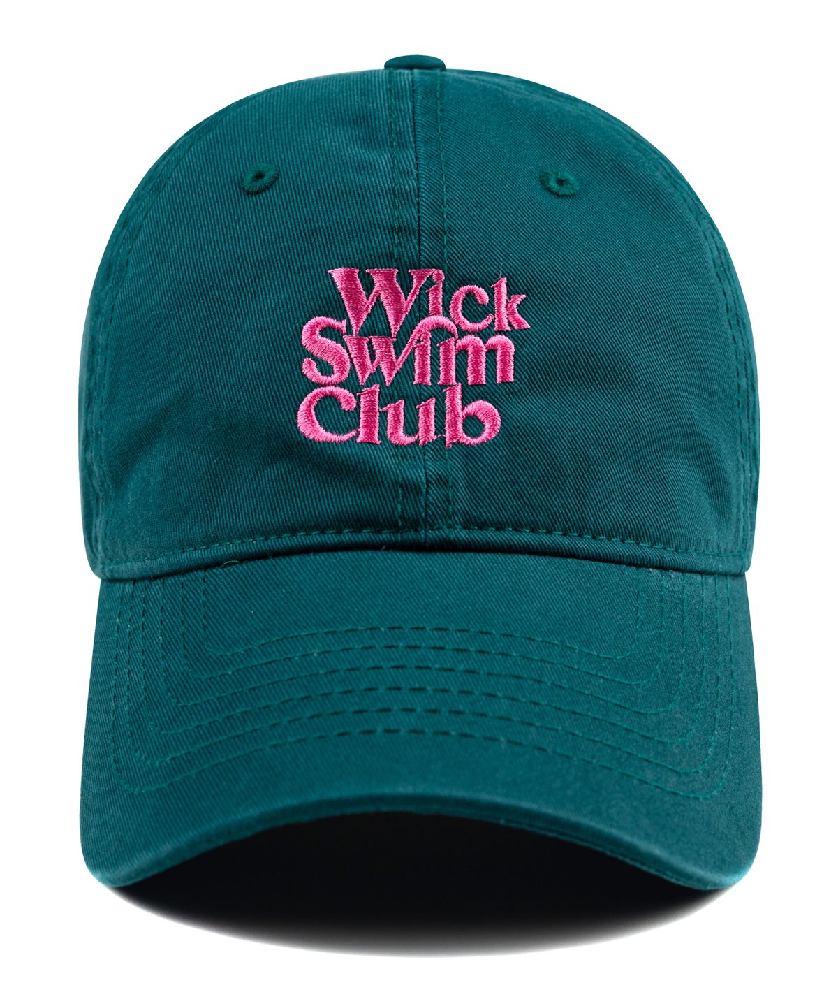 윅(WICK) SWIMCLUB 워싱 볼캡-청록