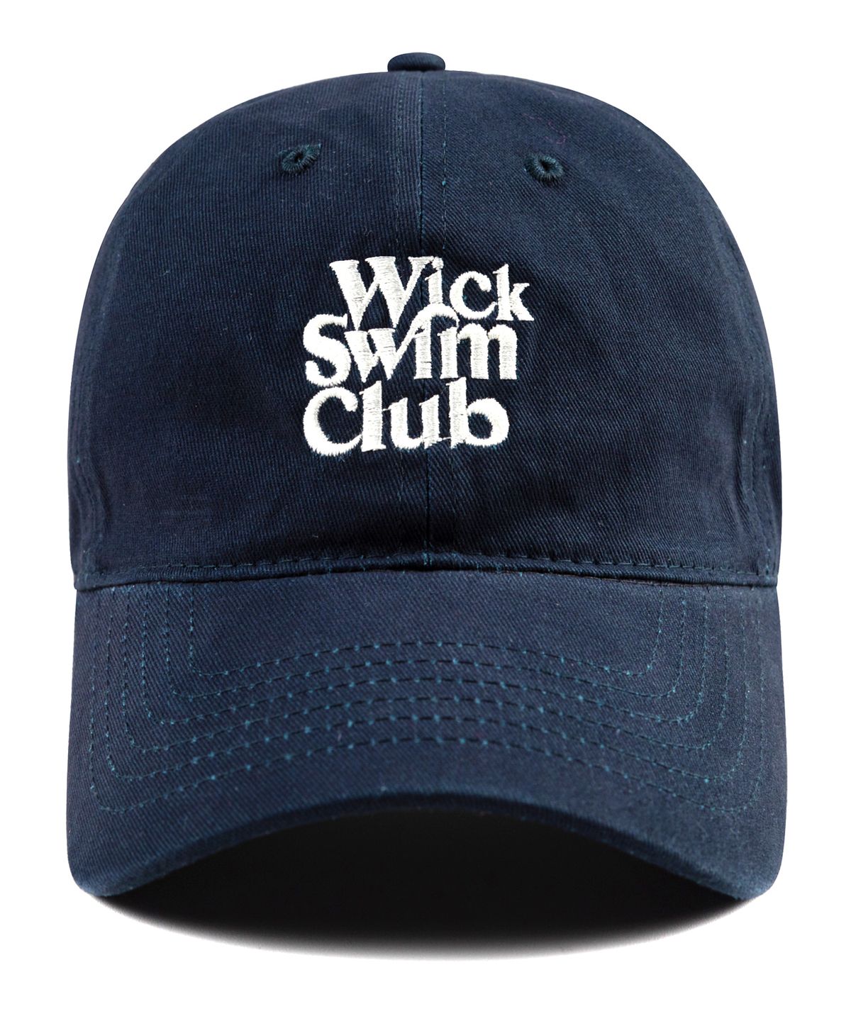 윅(WICK) SWIMCLUB 워싱 볼캡-네이비