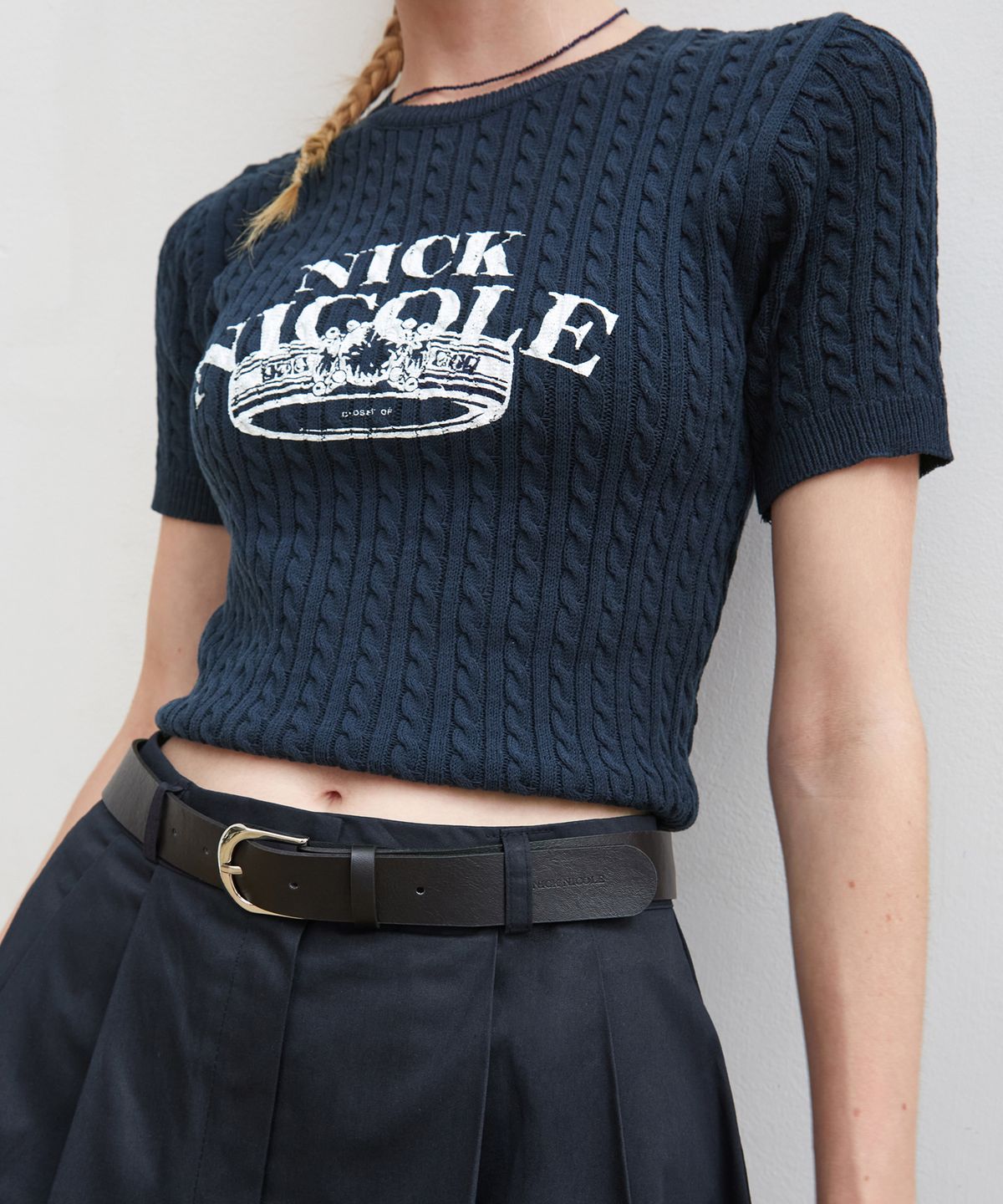 닉앤니콜(NICK&NICOLE) NICOLE BASIC LEATHER BELT_2 COLORS