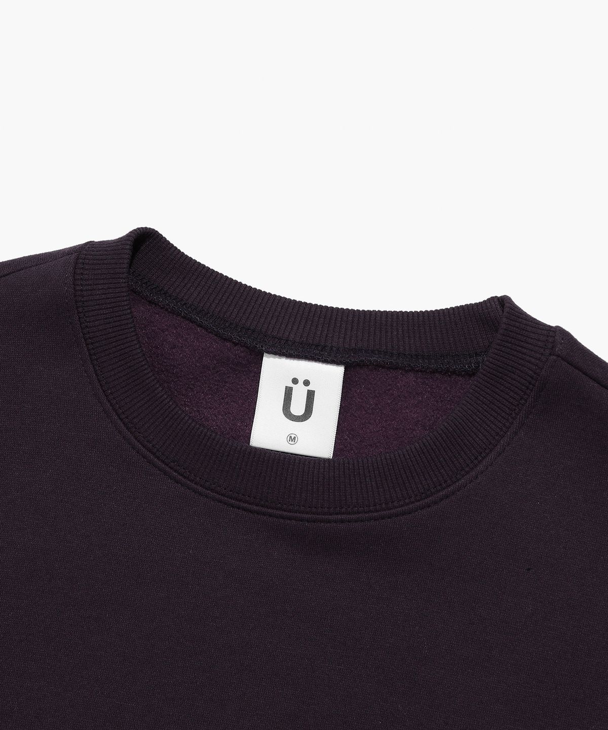 이스트쿤스트(ISTKUNST) BEAR&SMILEY SWEATSHIRTS_DARK PURPLE(IK2CFMM441A)