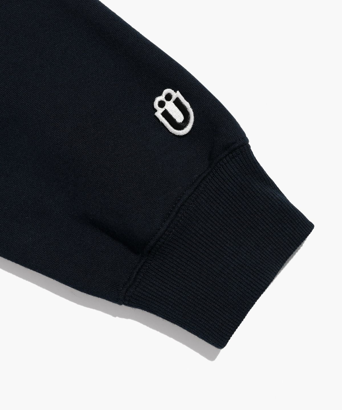 이스트쿤스트(ISTKUNST) LOGO&SMILEY HOODIE_NAVY(IK2CFMM400A)