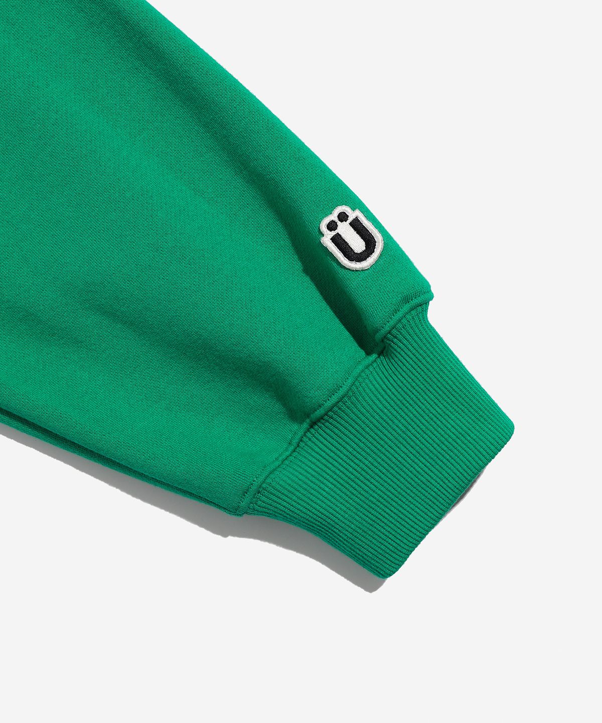 이스트쿤스트(ISTKUNST) UUU OVAL LOGO HOODIE_GREEN(IK2CFMM413A)