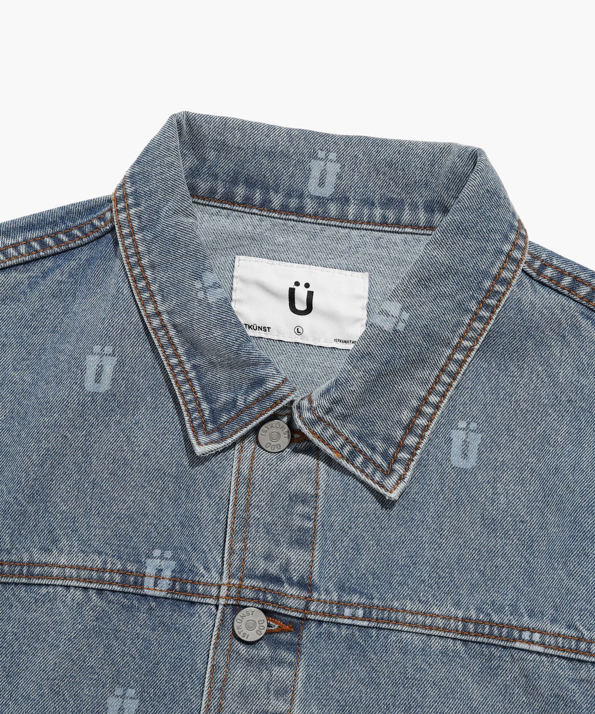 이스트쿤스트(ISTKUNST) UUU DENIM JACKET_BLUE(IK2CFMJ240A)