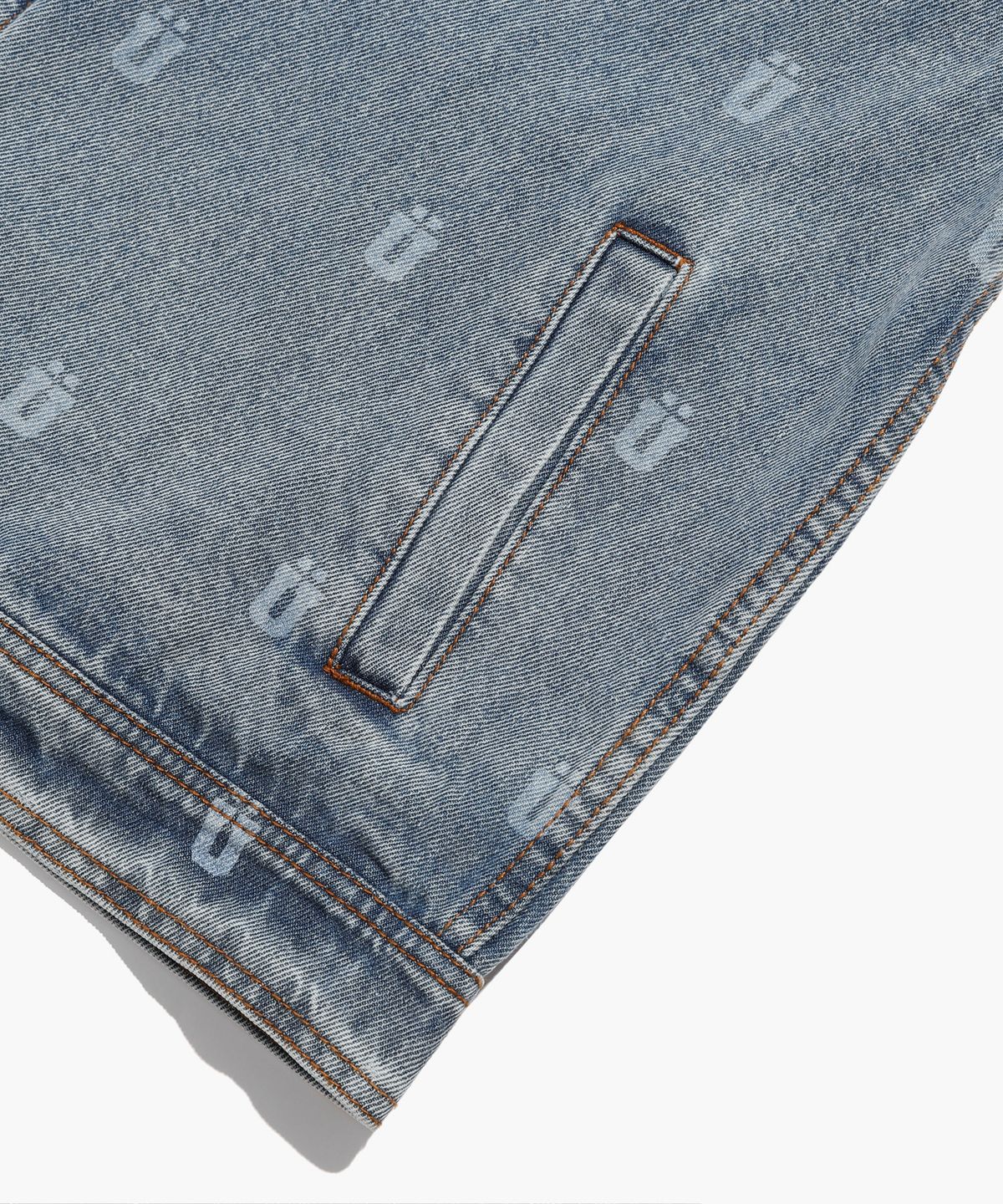 이스트쿤스트(ISTKUNST) UUU DENIM JACKET_BLUE(IK2CFMJ240A)