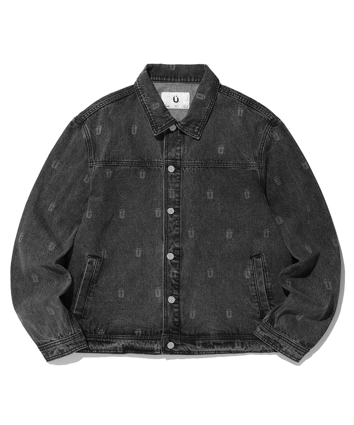 이스트쿤스트(ISTKUNST) UUU DENIM JACKET_BLACK(IK2CFMJ240A)