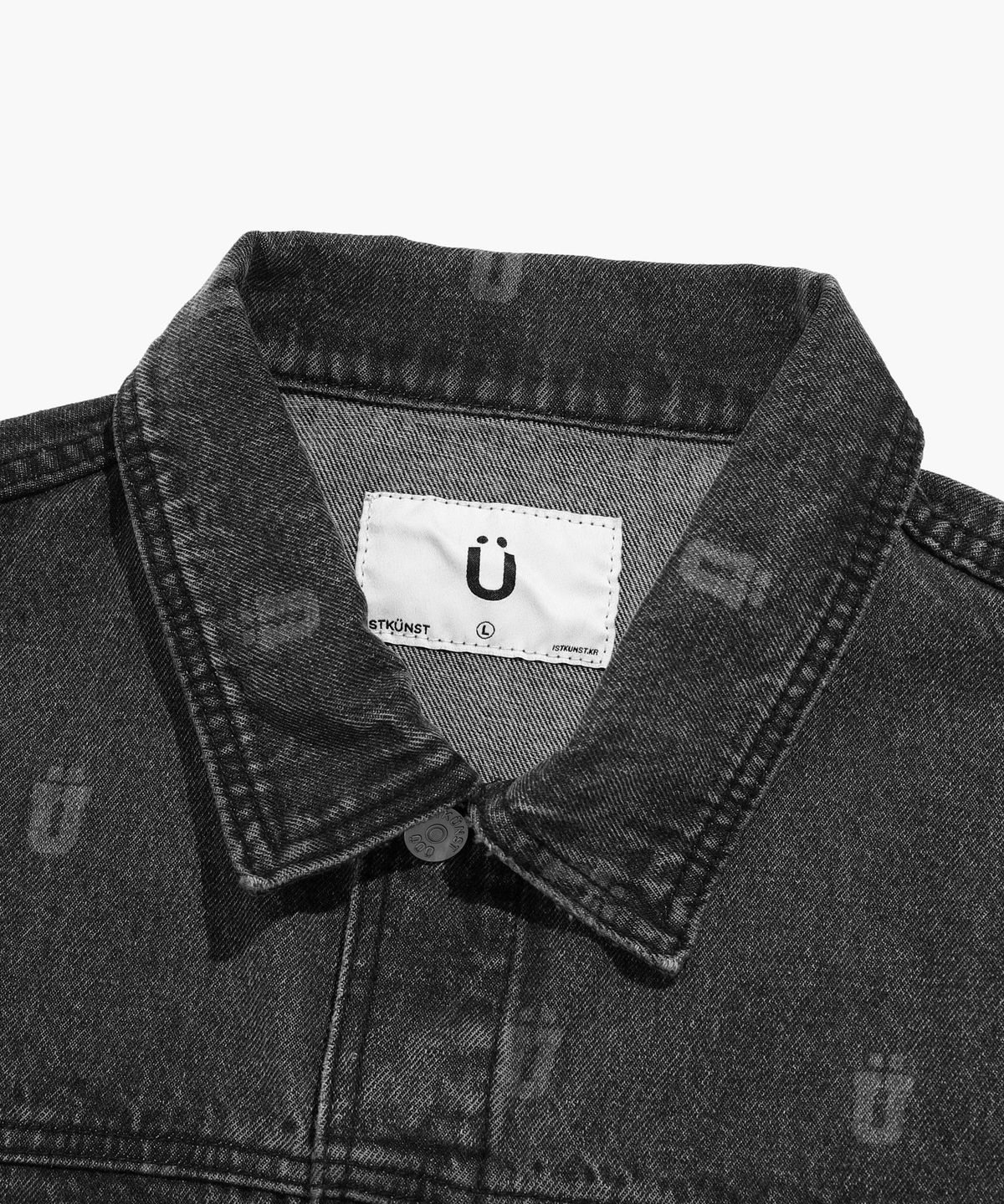 이스트쿤스트(ISTKUNST) UUU DENIM JACKET_BLACK(IK2CFMJ240A)