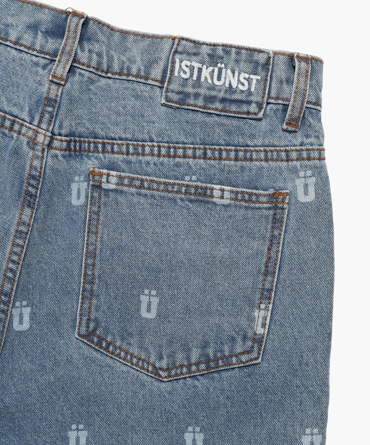 이스트쿤스트(ISTKUNST) UUU DENIM PANTS_BLUE(IK2CFMD110A)