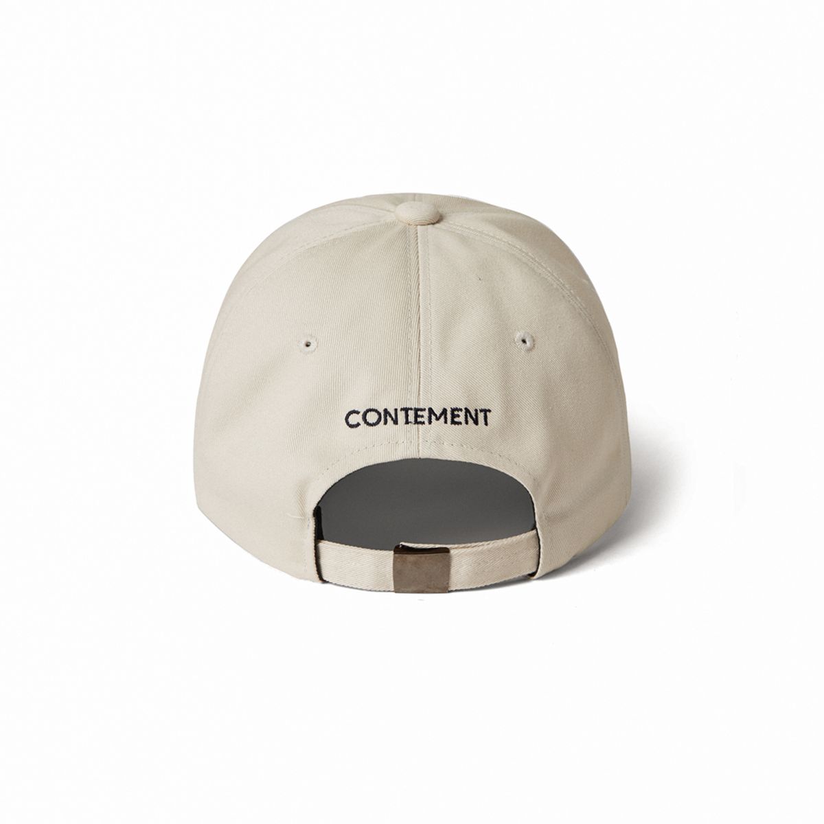 컨티먼트(CONTEMENT) SIGNATURE LOGO CAP_LIGHT BEIGE