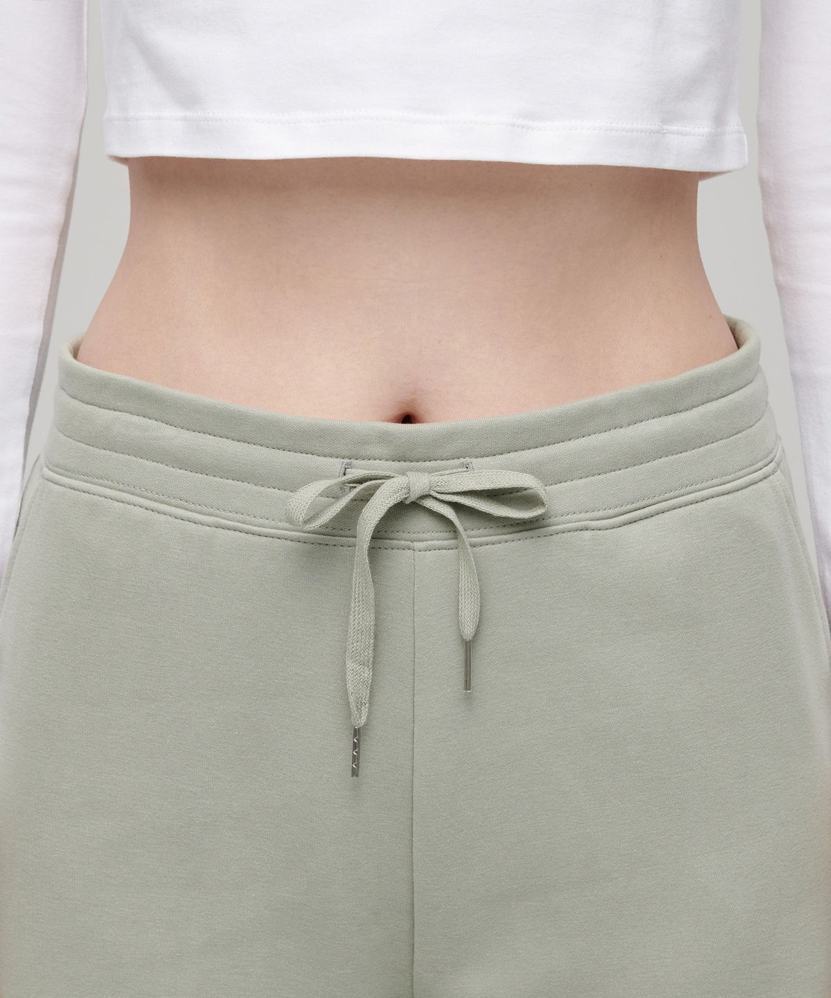 무신사 스탠다드 우먼(MUSINSA STANDARD WOMAN) 우먼즈 플랫 테리 와이드 라운지 스웨트 팬츠 [피스타치오]