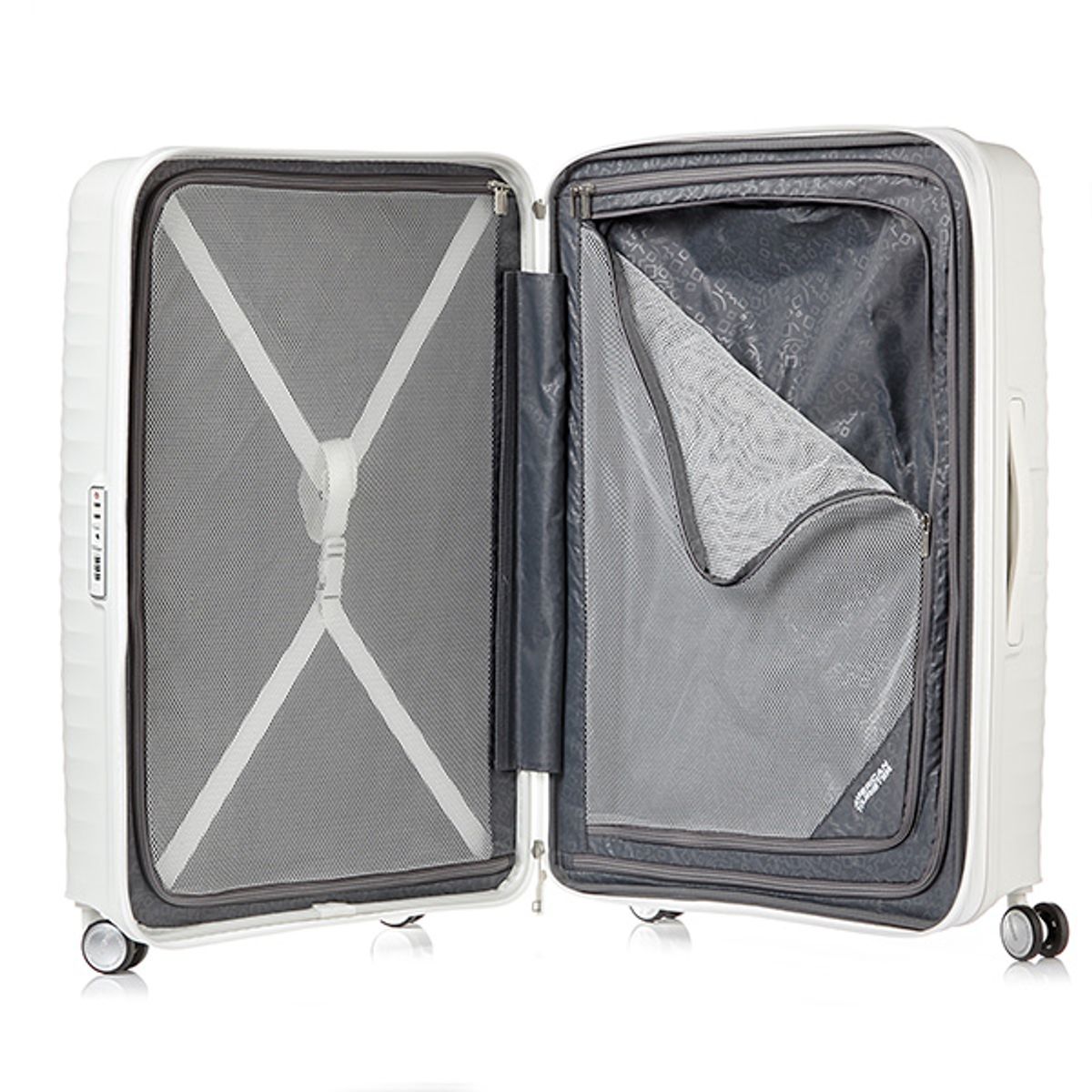 아메리칸투어리스터(AMERICAN TOURISTER) SQUASEM 캐리어 75/28 EXP TSA V2 OFF WHITE QJ235007