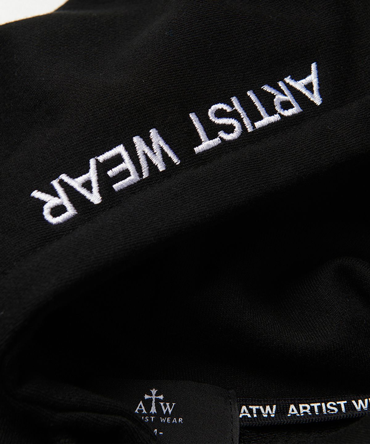 아티스트웨어(ARTISTWEAR) [ATW X 해빗] 조선드래곤  후드티_BK