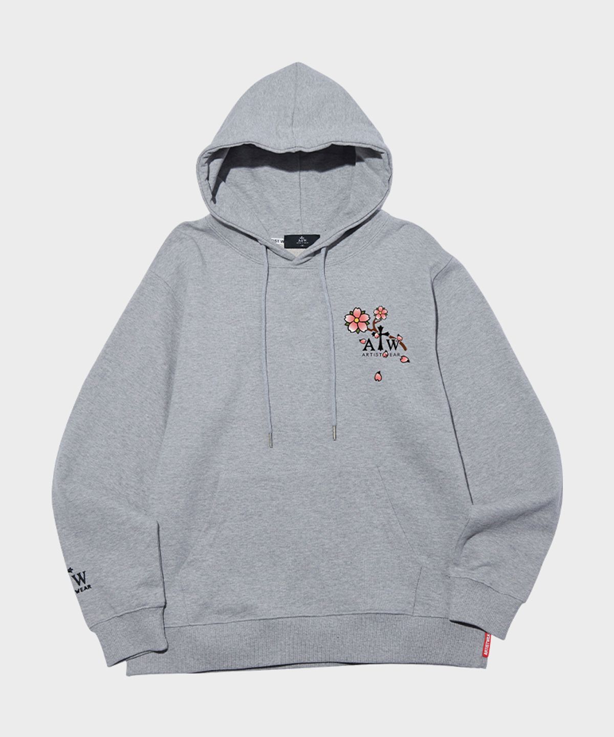 아티스트웨어(ARTISTWEAR) [ATW X 해빗] 조선드래곤  후드티_GY